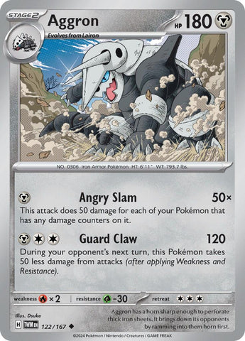 Aggron (122/167) [Escarlata y Púrpura: Mascarada Crepuscular]