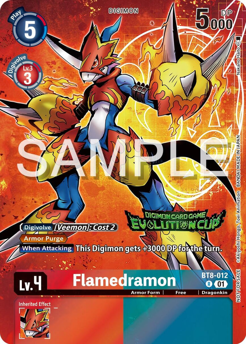 Flamedramon [BT8-012] (Copa Evolución 2024) [Promos Nuevo Despertar]