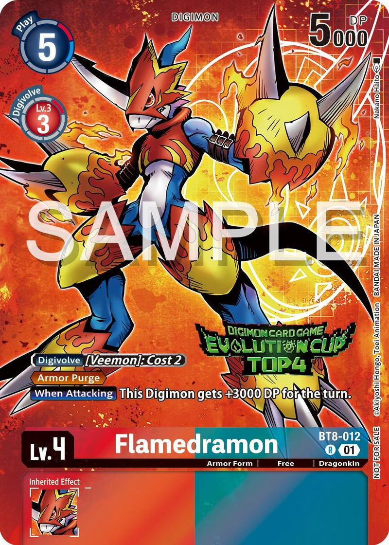 Flamedramon [BT8-012] (Top 4 de la Evolution Cup 2024) [Promos de New Awakening]
