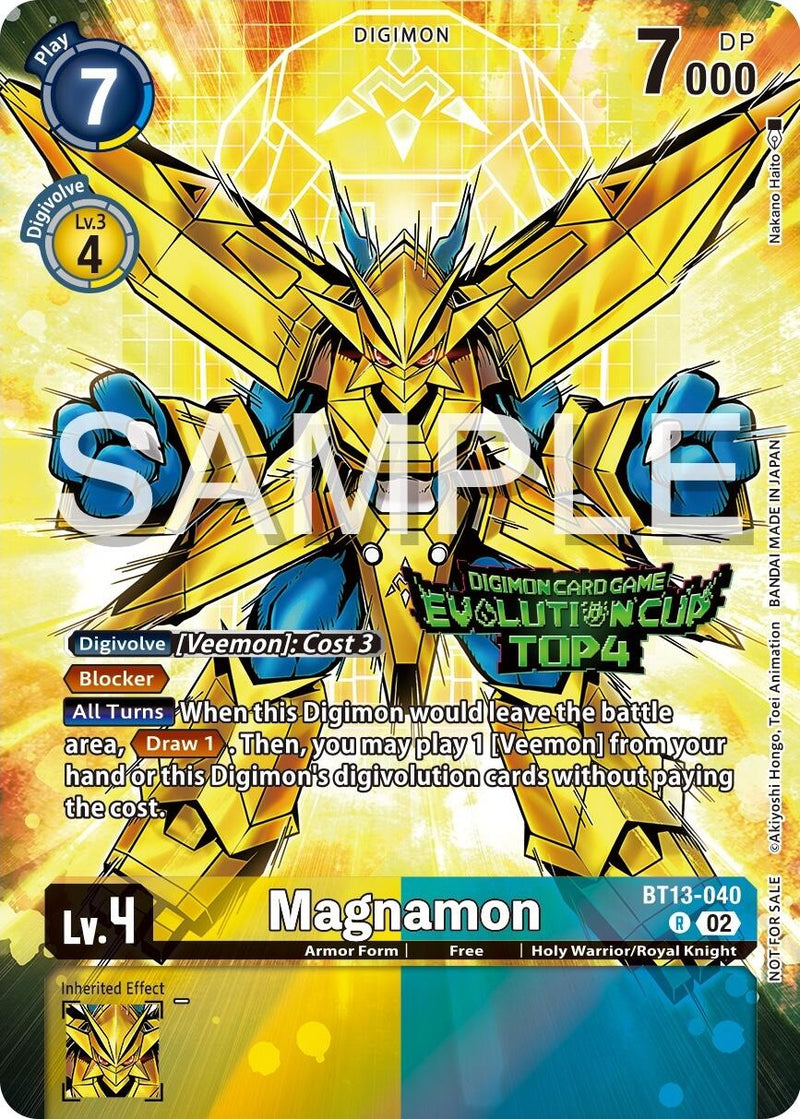 Magnamon [BT13-040] (Copa Evolución 2024 Top 4) [Promociones de refuerzo Versus Royal Knights]