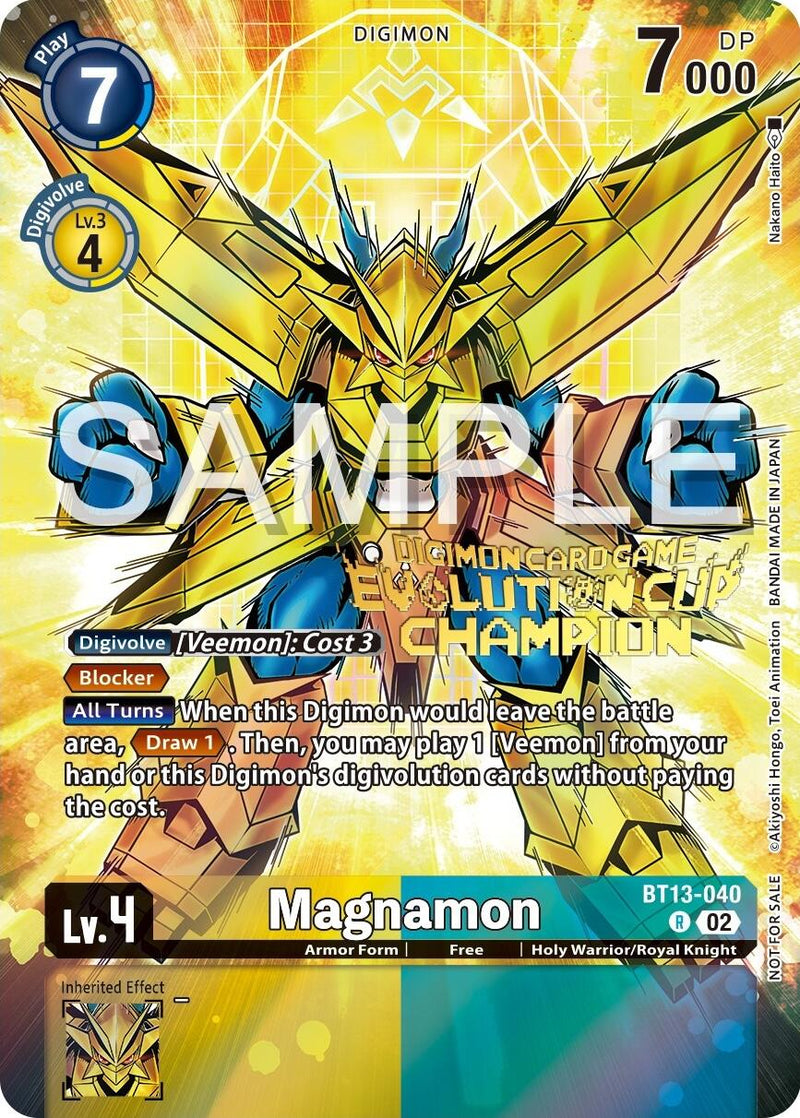 Magnamon [BT13-040] (Campeón de la Evolution Cup 2024) [Promociones del Booster Versus Royal Knights]