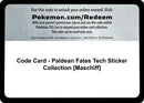 Image for Code Card - Paldean Fates Tech Sticker Collection [Maschiff] - Pokemon
