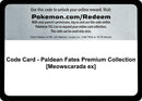 Image for Code Card - Paldean Fates Premium Collection [Meowscarada ex] - Pokemon