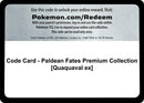 Image for Code Card - Paldean Fates Premium Collection [Quaquaval ex] - Pokemon