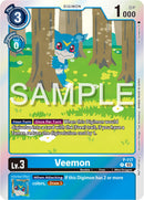 Veemon [P-117] (Observador Primerizo Pre-Lanzamiento) [Cartas Promocionales]