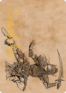 Lae'zel, Campeona de Vlaakith Carta de arte (Firma estampada en oro) [Commander Legends: Battle for Baldur's Gate Art Series]