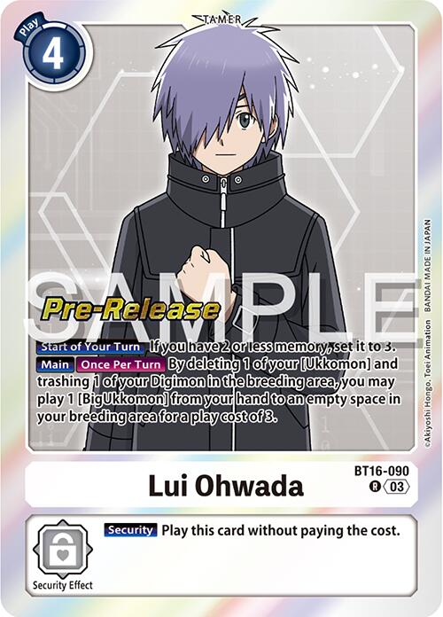 Lui Ohwada [BT16-090] [Promos de Prelanzamiento de Beginning Observer]