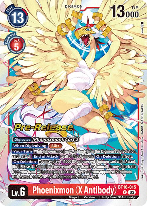 Phoenixmon (X Antibody) [BT16-015] [Promos de Prelanzamiento de Beginning Observer]