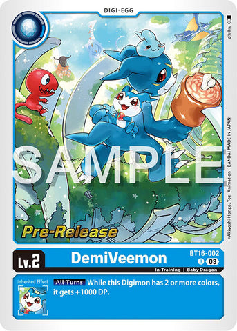 DemiVeemon [BT16-002] [Promos de Prelanzamiento de Observador Principiante]