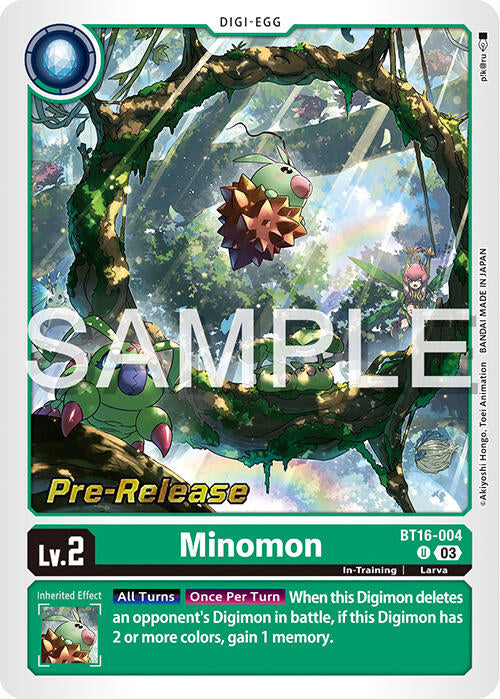 Minomon [BT16-004] [Promos de Prelanzamiento de Beginning Observer]
