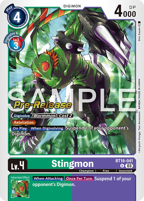 Stingmon [BT16-041] [Promos de Prelanzamiento de Beginning Observer]