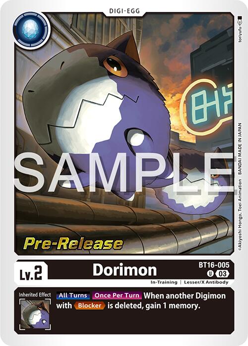 Dorimon [BT16-005] [Promocionales de prelanzamiento del Observador Principiante]