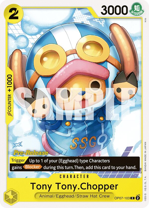 Tony Tony.Chopper [500 Years in the Future Cartes Pré-Lancement]