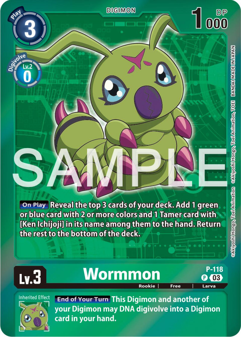 Wormmon [P-118] (Digimon Adventure Box 2024) [Cartas Promocionales]