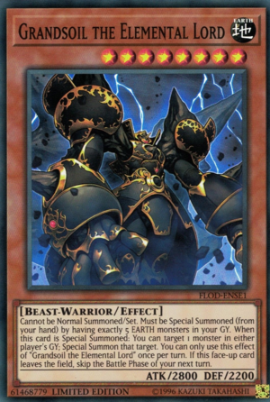 Grandsoil, el Señor Elemental [FLOD-ENSE1] Súper Rara
