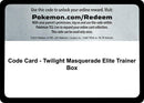 Image for Code Card - Twilight Masquerade Elite Trainer Box - Pokemon