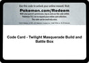 Image for Code Card - Twilight Masquerade Build and Battle Box - Pokemon