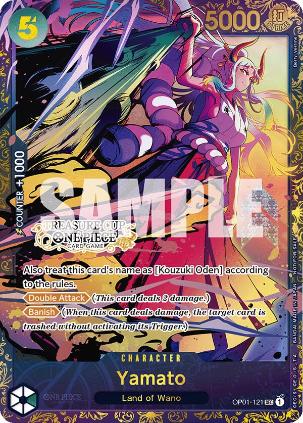Yamato (Copa del Tesoro) [Cartas promocionales de One Piece]