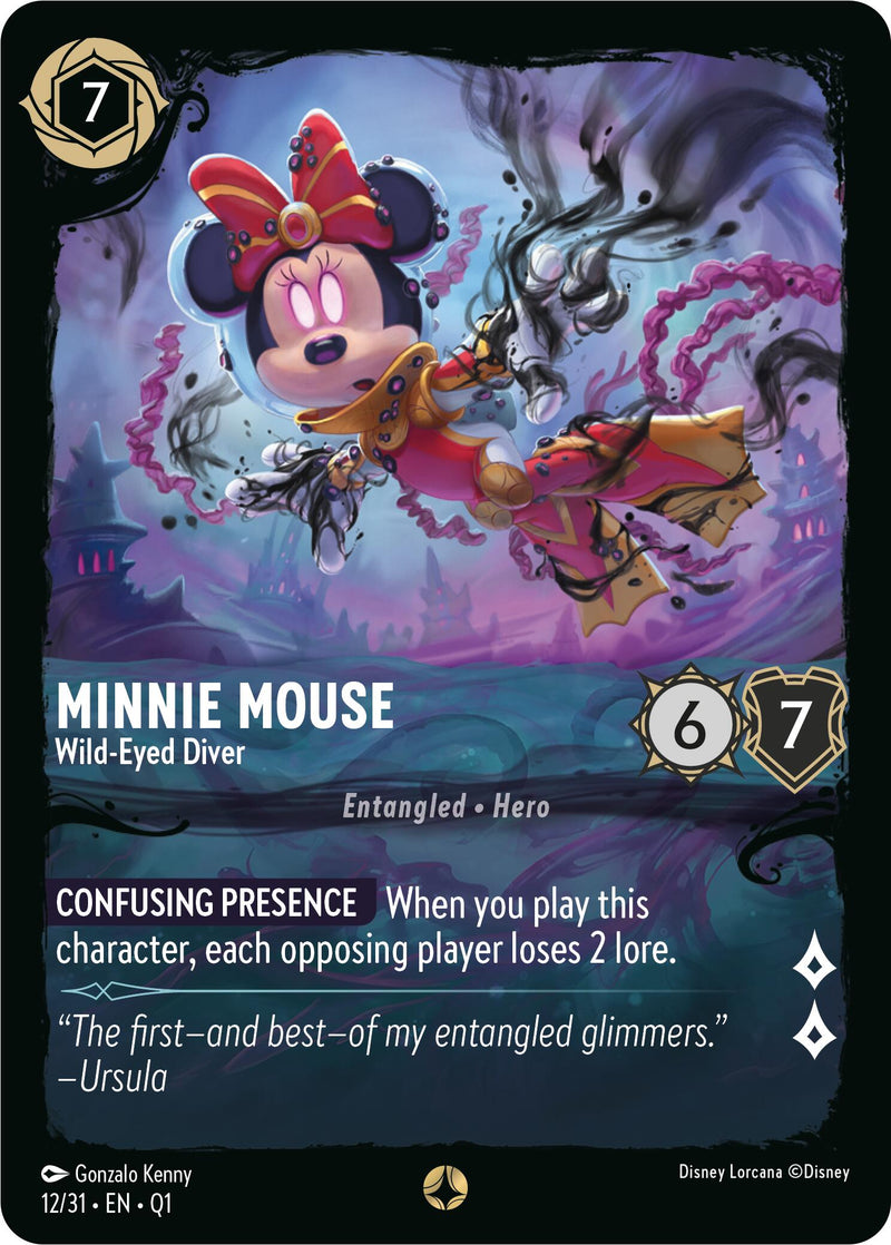 Minnie Mouse - Buzo de Ojos Desorbitados (12/31) [Aventura del Iluminador: Problemas en la Profundidad]