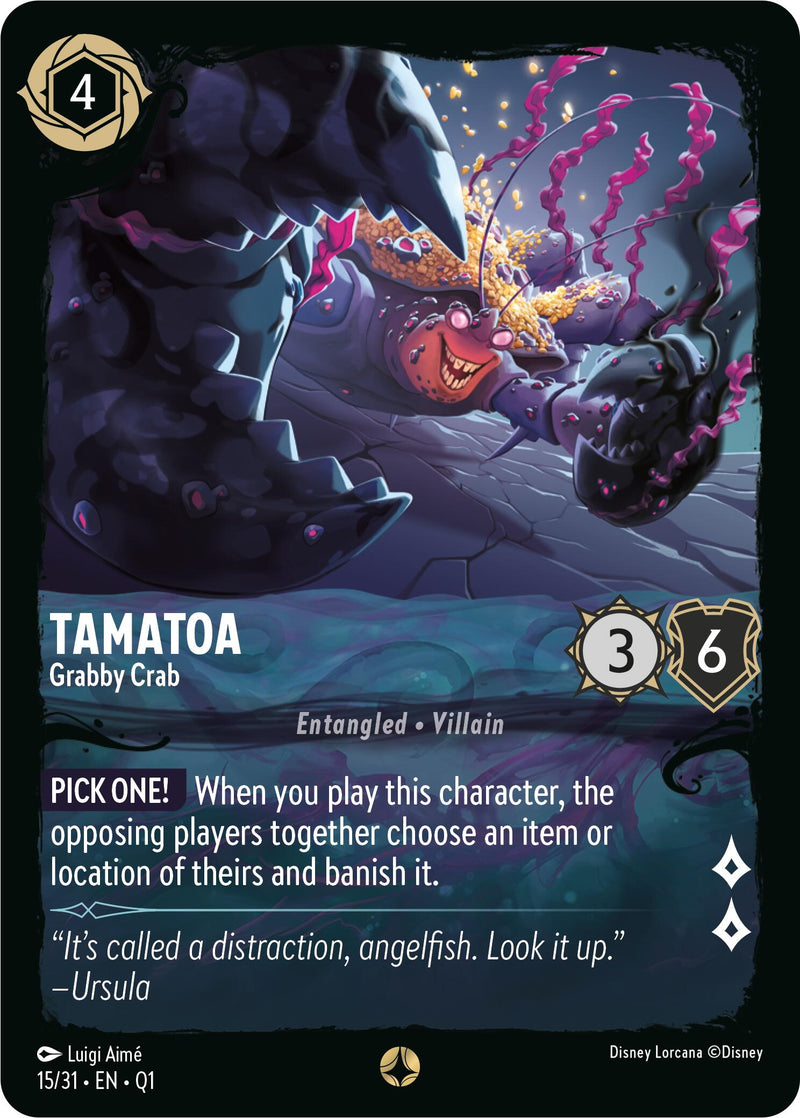 Tamatoa - Cangrejo Acaparador (15/31) [La Búsqueda del Iluminador: Problemas en las Profundidades]