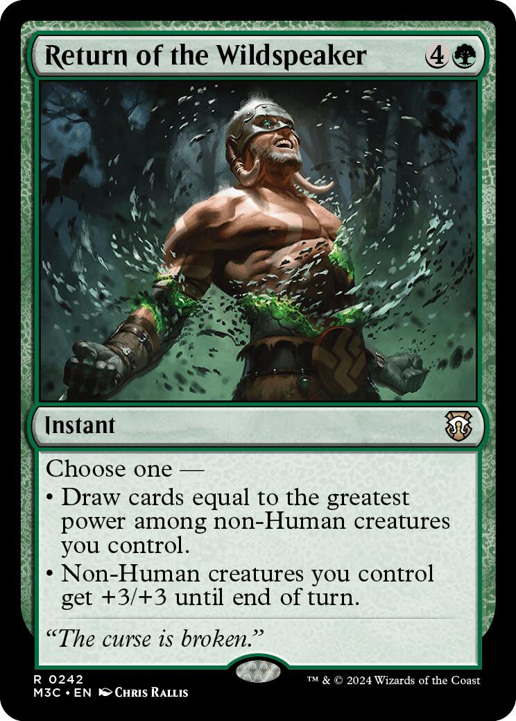 Regreso de la Oradora Salvaje [Modern Horizons 3 Commander]