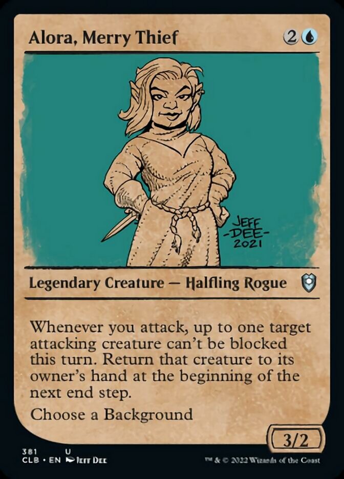Alora, Voleuse joyeuse (Showcase) [Commander Legends: Battle for Baldur's Gate]