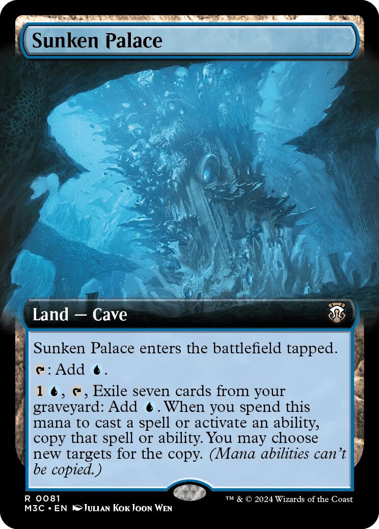 Palacio sumergido (Arte extendido) [Commander de Horizontes Modernos 3]