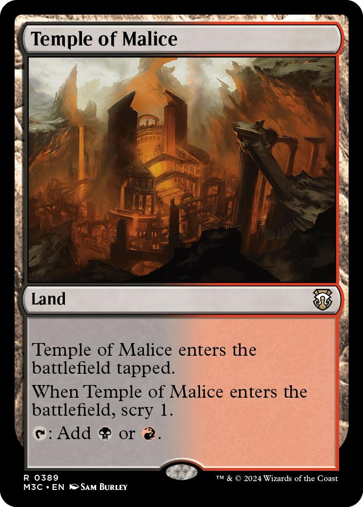 Temple de la Malice [Commander Horizons du Modern 3]