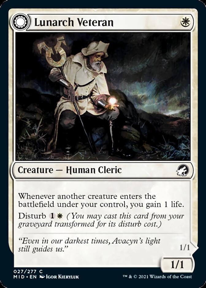 Vétéran lunaire // Fantôme lumineux [Innistrad : Chasse de minuit]