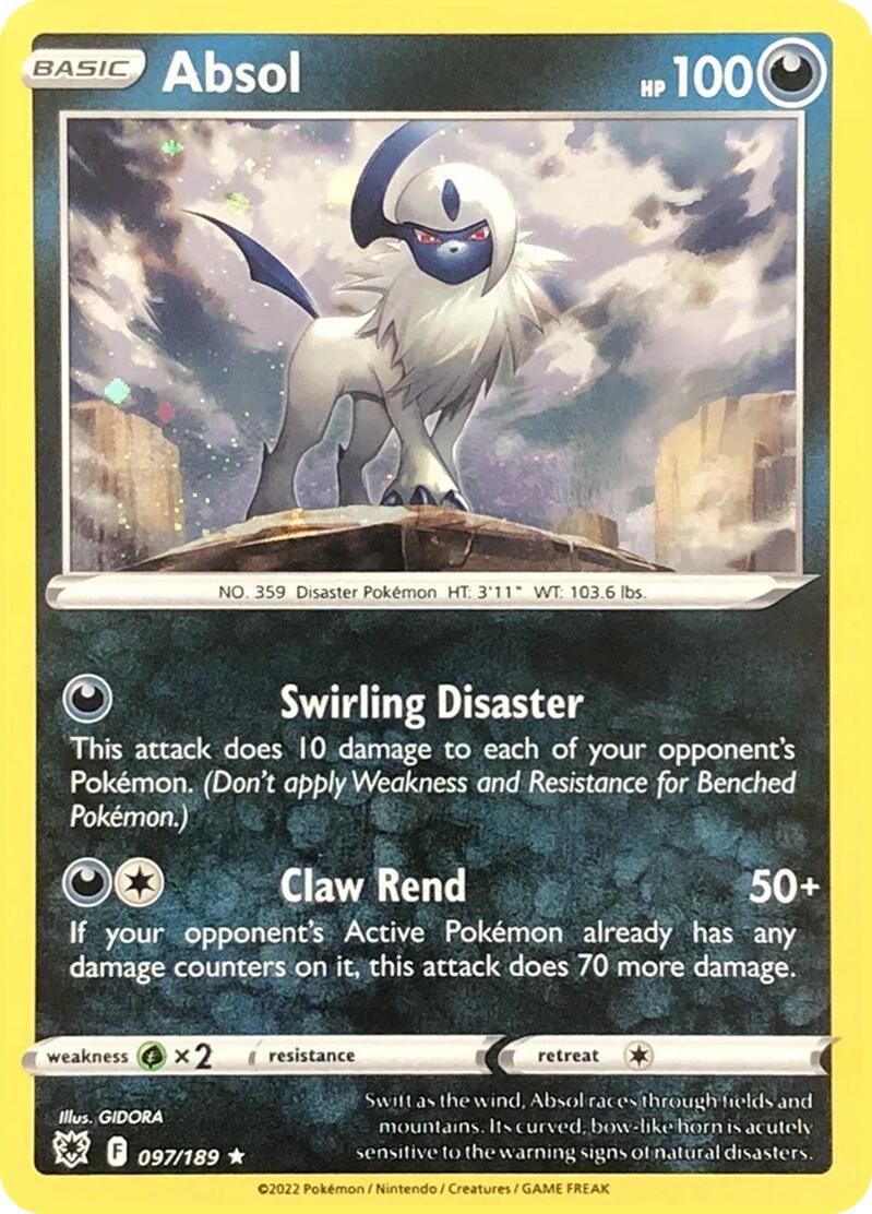 Absol (097/189) (Cosmos Holo) [Cartes diverses]