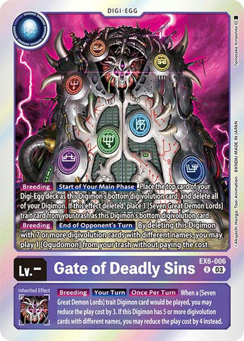 Puerta de los Pecados Mortales [EX6-006] [Ascensión Infernal]