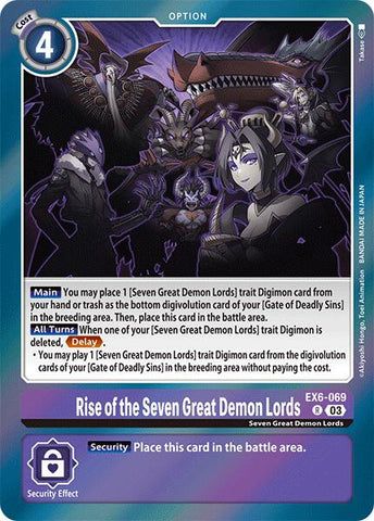 El Ascenso de los Siete Grandes Señores Demonio [EX6-069] [Ascensión Infernal]