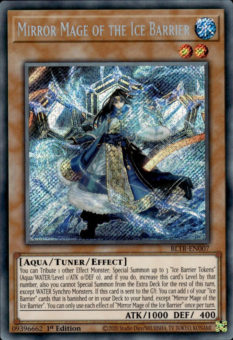 Magicien Miroir de la Barrière de Glace [BLTR-FR007] Secret Rare