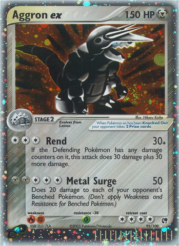 Aggron ex (95/100) [EX: Tormenta de Arena]