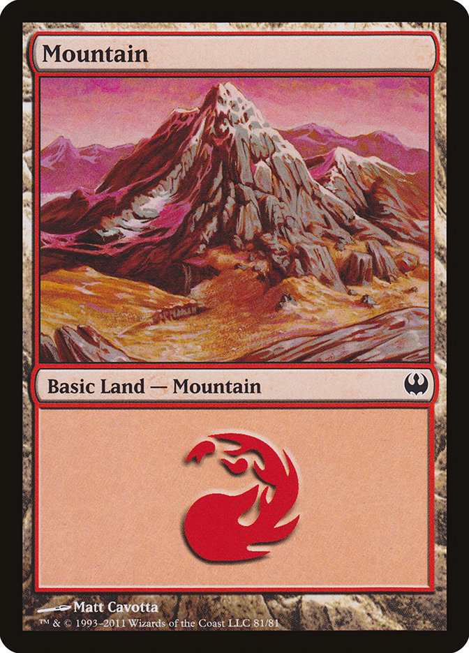 Montagne (81) [Decks duellistes : Chevaliers contre Dragons]