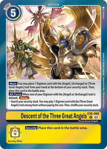 Descenso de los Tres Grandes Ángeles [EX6-068] [Ascensión Infernal]