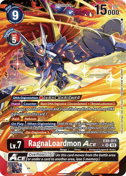RagnaLoardmon ACE [EX6-011] (Art alternatif) [Ascension infernale]