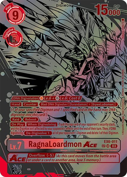 RagnaLoardmon ACE [EX6-011] (Texturé) [Ascension Infernale]