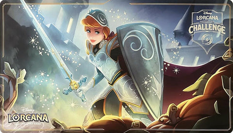 Tapis de jeu métallisé (Cendrillon - Cœur vaillant) (Défi Disney Lorcana)