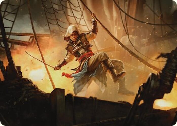 Carte artistique Edward Kenway [Collection artistique Assassin's Creed]