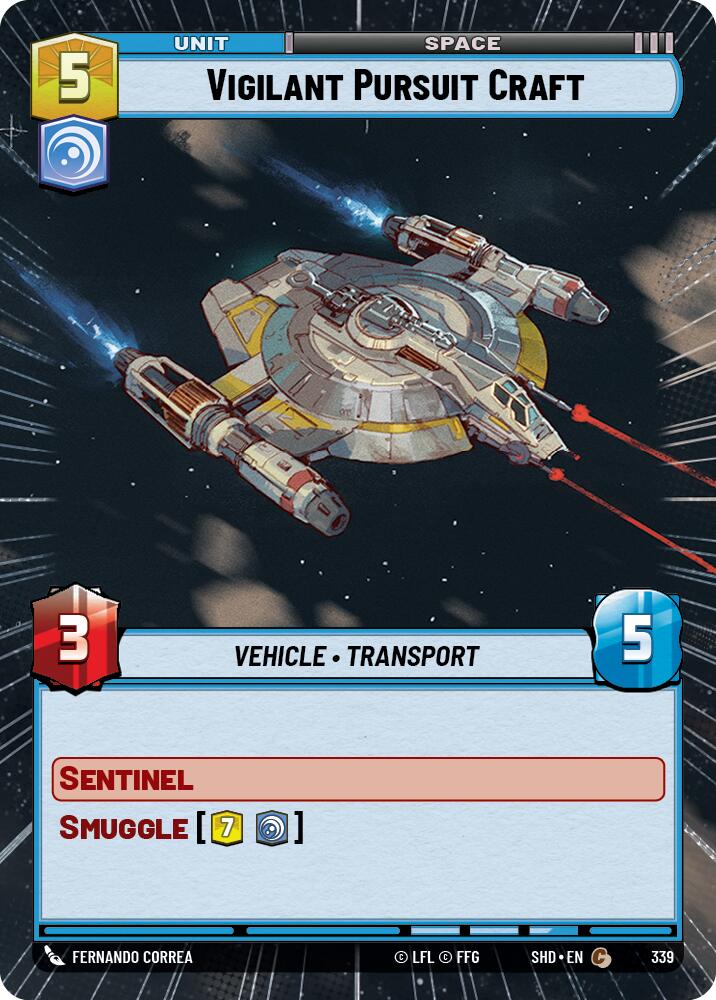 Vigilant Pursuit Craft (339) (Hyperspace) (339) [Ombres de la Galaxie]