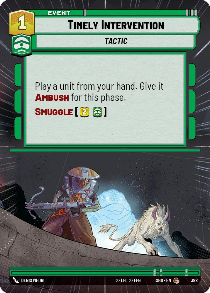 Intervention opportune (398) (Hyperspace) (398) [Shadows of the Galaxy]