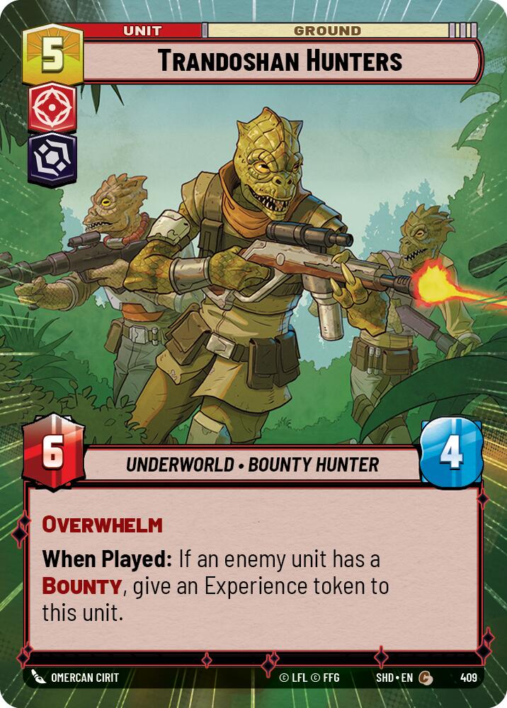 Chasseurs trandoshans (409) (Hyperspace) (409) [Shadows of the Galaxy]