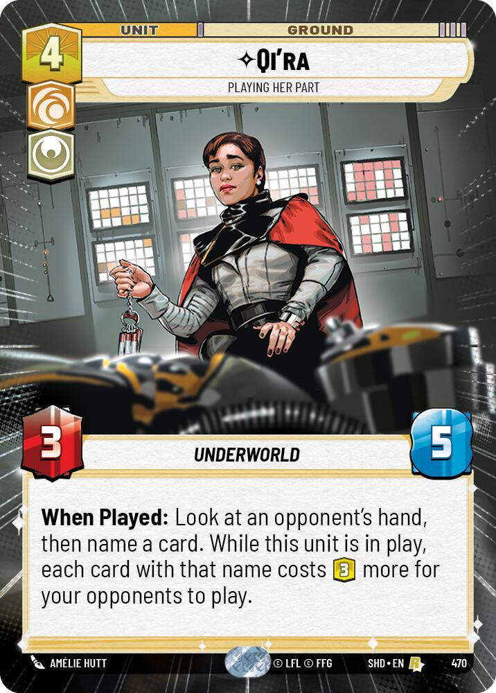 Qi'ra - Jouer son rôle (470) (Hyperespace) (470) [Ombres de la Galaxie]