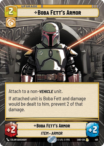 Armure de Boba Fett (491) (Hyperespace) (491) [Shadows of the Galaxy]