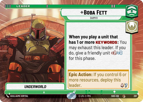 Boba Fett - Daimyo (287) (Hyperspace) (287) [Les Ombres de la Galaxie]