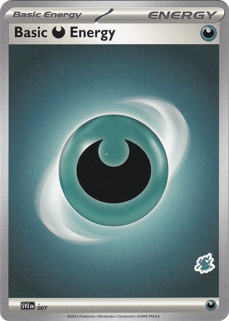 Énergie Obscurité de base (007) (Deck Darkrai) [Académie de Combat 2024]