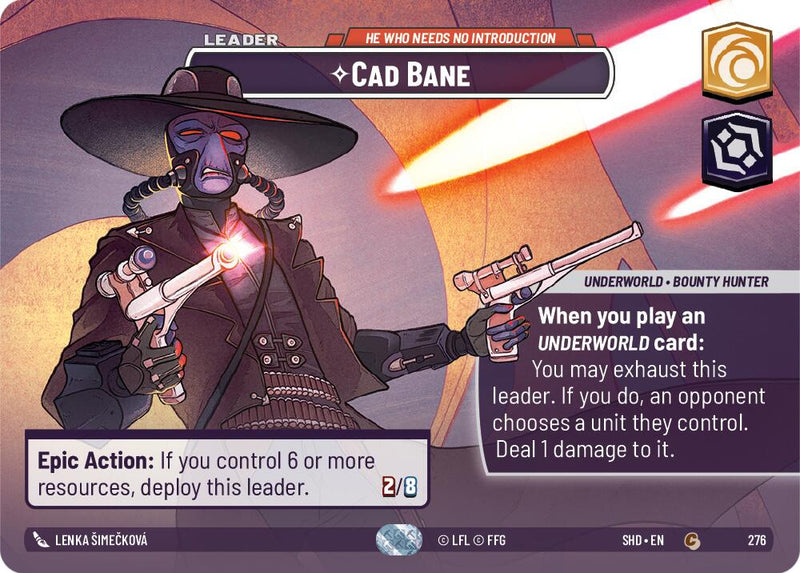 Cad Bane - Celui qui n'a pas besoin d'être présenté (276) (Vitrine) (276) [Ombres de la Galaxie]