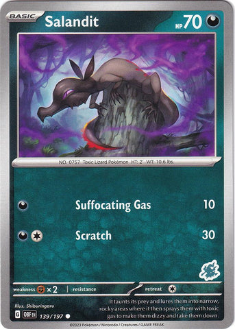 Salandit (139/197) (Mazo de Darkrai) [Academia de Combate 2024]