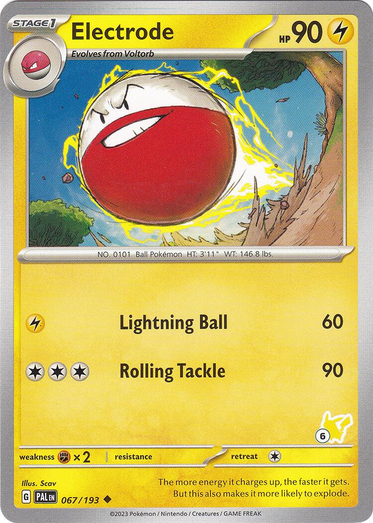 Électrode (067/193) (Tampon Pikachu n°6) [Académie de Combat 2024]